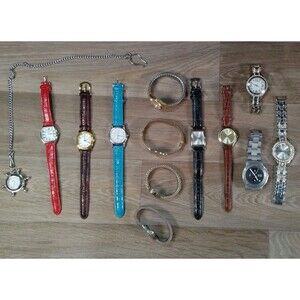 Lot Of 12 Watches Batteries Need Replaced Gossip Sarah Coventry Generic *READ*